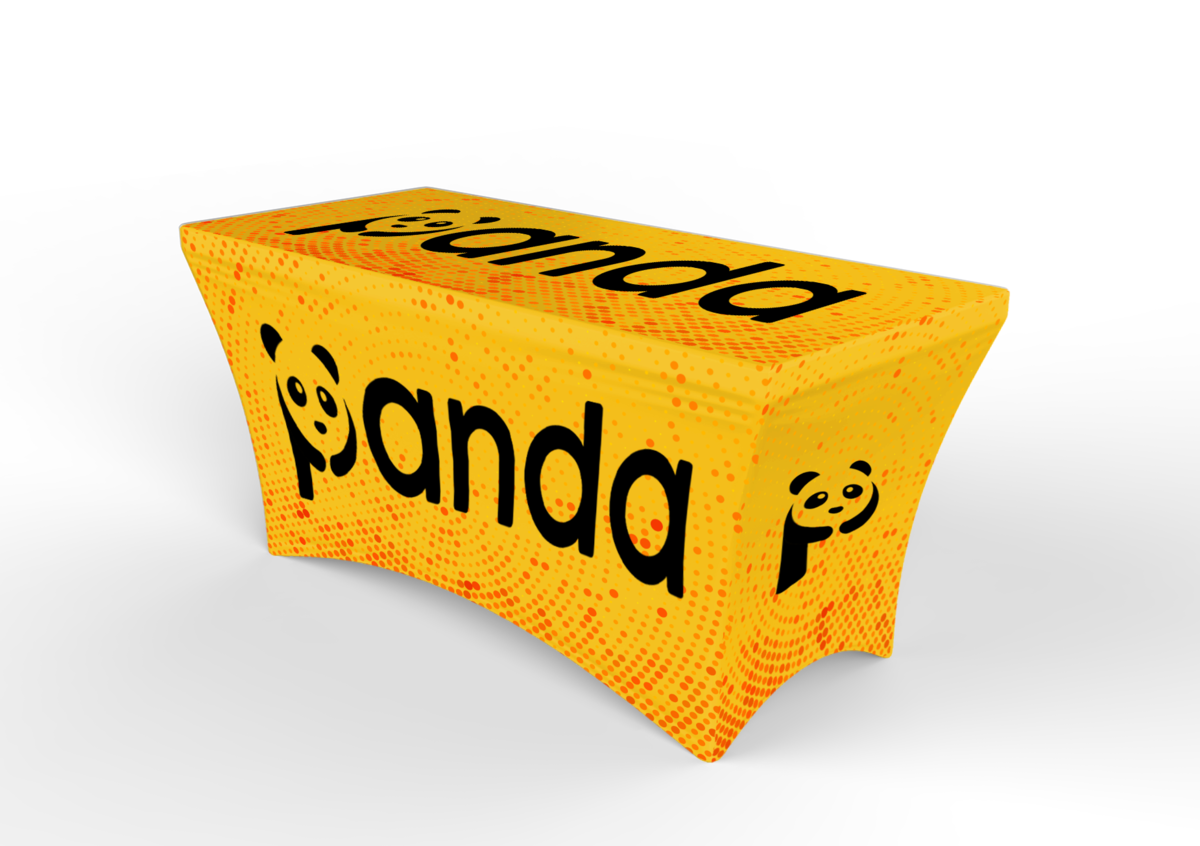 Spandex Tablecloth with Logo - 24"x48"x30"