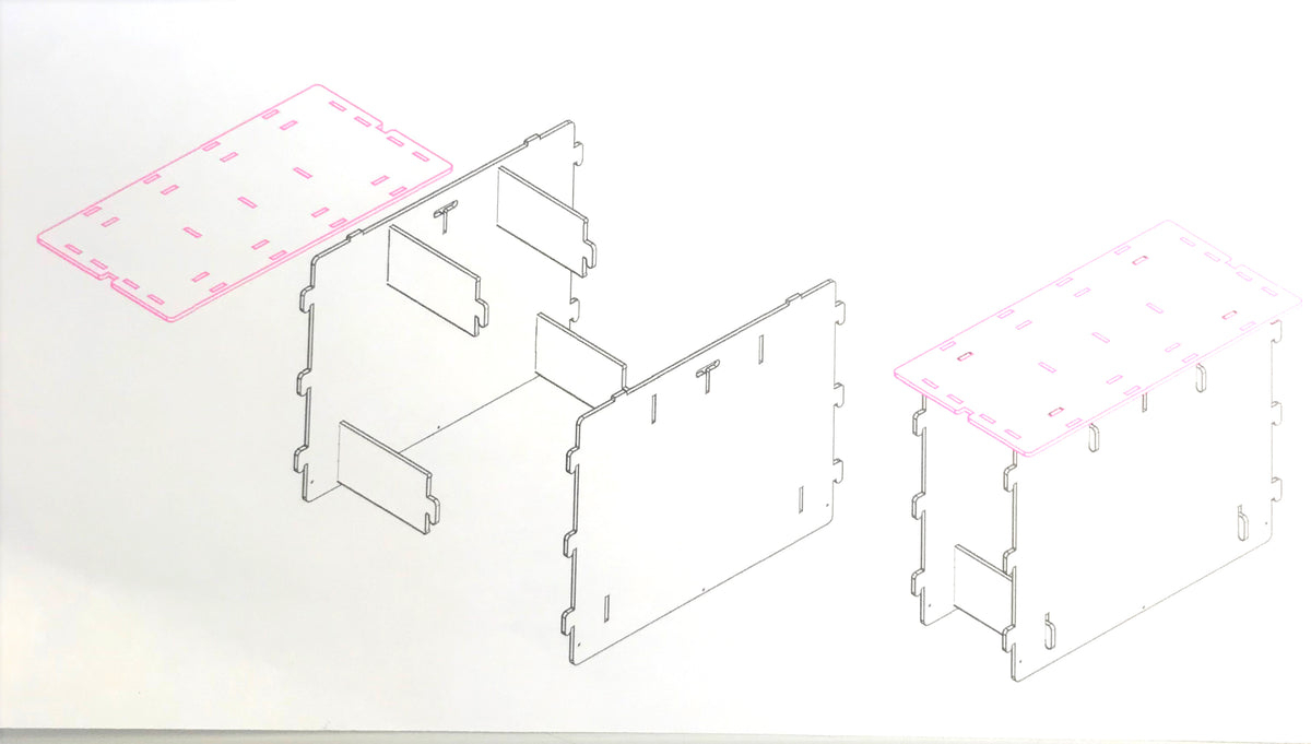 Crate-to-Table Brace Kit (8 braces per kit)
