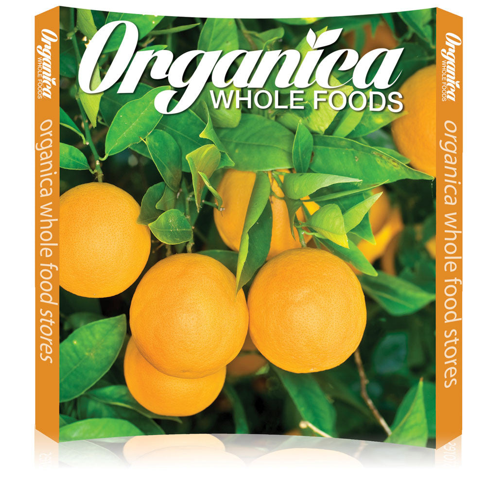 8 ft. Ready Pop Fabric Display - 8'h Single-Sided Graphic Package (With Endcaps)