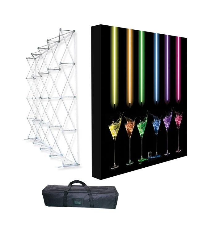 Deluxe 10 foot portable pop-up display