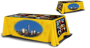 4' TABLE THROW 4 SIDED FULL DYE SUBLIMATED